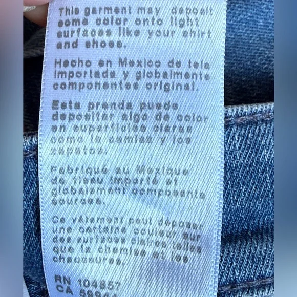 Adriano Goldschmied Kora High Waist Wide Leg Vintage-Inspired Denim Pants SZ 29 - Picture 12 of 13